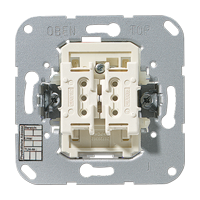 2-gang push-button BCU, neutral position