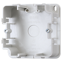 Mounting box for surface caps