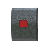 1-gang rocker for push-button BCU, with big lens