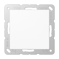 Blank center plate (snap-on fixing)