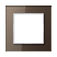 Glass frame, mocha