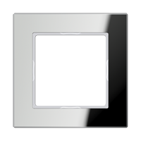 Glass frame, silver (mirror finish)