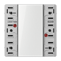 Push-button extension module