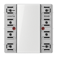 KNX universal push-button module 2-gang