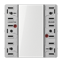 KNX universal push-button module 3-gang