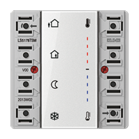 KNX room temperature controller module 2-gang
