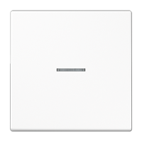 1-gang rocker for push-button BCU, with lens