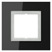 Glass frame, black